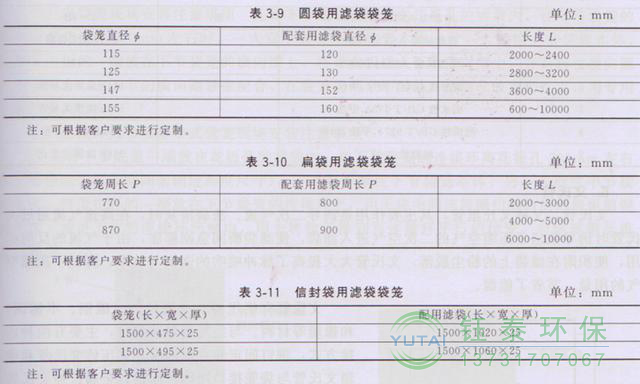 各种除尘骨架的生产标准、规格及成本 各种除尘骨架的生产标准、规格及成本
