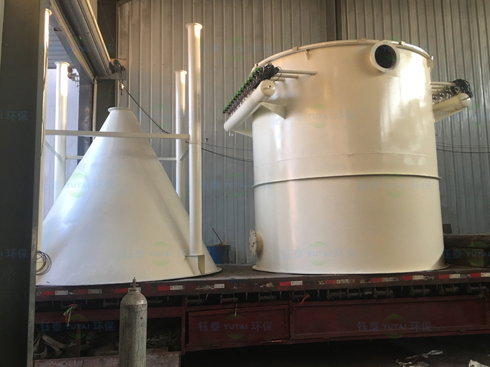 江苏太仓氢氧化钙生产线配套圆形脉冲布袋除尘器发货 江苏太仓氢氧化钙生产线配套圆形脉冲布袋除尘器发货